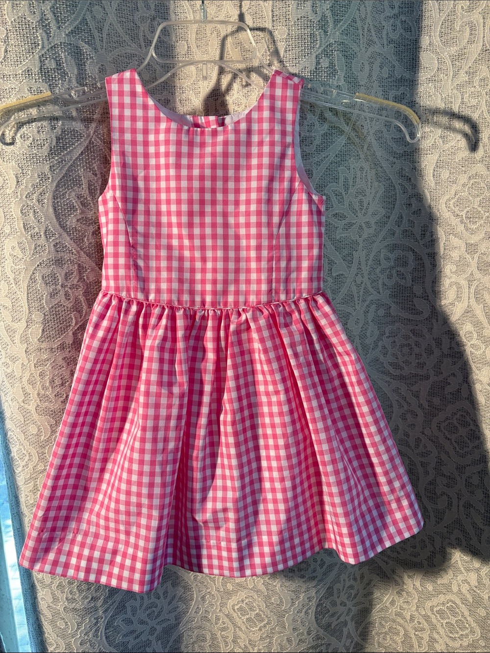 Polo Ralph Lauren Pink Gingham Sleeveless Dress